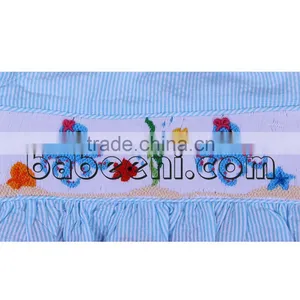 Nice Octopus Hand Smocked Girl Swimwear thumbnail-2