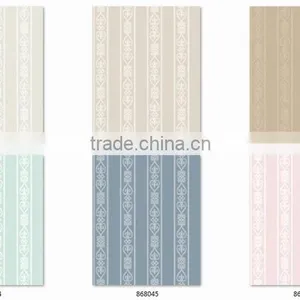 Buy Foaming Embroidery Wallpaper, French Vertical Stripe Wall Covering for Home , Fabulous Wall Decor Dealer thumbnail-1