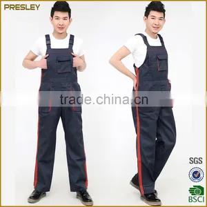 Custom Men's Jump Suit Overalls Bibs Workwears With Embroidery Logo thumbnail-1