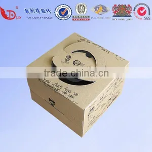 Sweet White Papercard Cake Box With Handle thumbnail-5