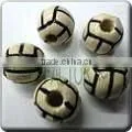 Volleyball Shaped Ceramic Beads thumbnail-1