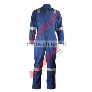 Royal Blue Aramid Coverall for Oil and Gas Industry Workers thumbnail-1