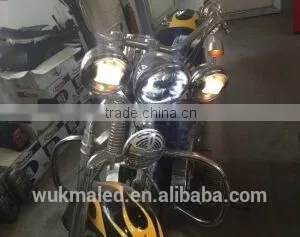 5.75Inch Motorcycle Led Headlights Projector Daymaker Replace Hid Kit For Harley thumbnail-6