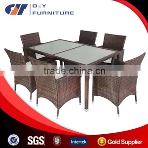 Modern Garden Furniture Table Chair Sets , Rattan Outdoor Furniture From China Quality Choice Most Popular thumbnail-1