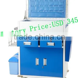 Medical Cheap Plastic Drawer Trolley With Wheels for Sale thumbnail-1
