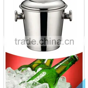 Stainless Steel Champagne Bucket With Lid thumbnail-1