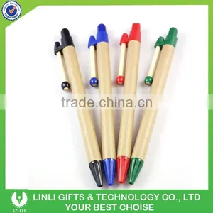 Best Selling Brand Logo Paper Eco-friendly Pen thumbnail-2