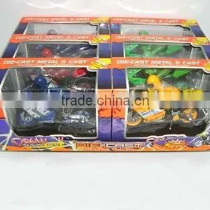 6 Zhuang Sliding Alloy Motorcycle + People (with IC) thumbnail-1