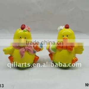 Easter Chicken Ceramic Salt Shaker thumbnail-1