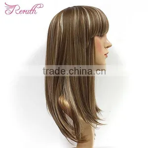 Wholesale Natural Beautiful Cheap Fashion Female Wig For Girl thumbnail-3