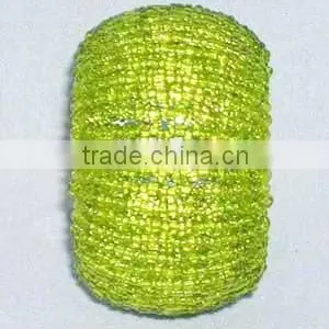 Wedding Napkin Ring, Beaded Napkin Ring, Crystal Napkin Ring thumbnail-1