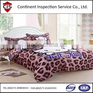 Polyester Cotton High Quality Latest Design Bed Sheet Set,bedding Sets,duvet Vover,softline Inspection,fabric Check,QC/QA thumbnail-3