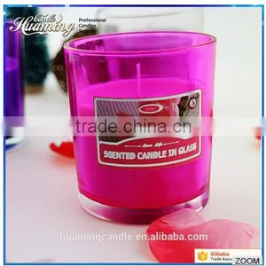 Wholesale Eco-friendly Scented Glass Jar Soy Candles With Various Colors thumbnail-1