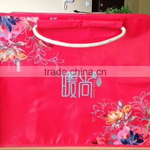 Foldable Large Shopping Bag With Zipper for Quilt Packing thumbnail-6