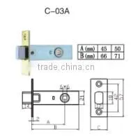 Mortise Lock Latch Lock Body thumbnail-1