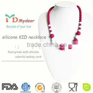 Silicone Beads for Teething Silicone Baby Teether Necklace Teether thumbnail-2