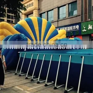 Gaint Outdoor Inflatable Floating Obstacle With Frame Pool thumbnail-3