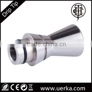 China Wholesale E Cigarette TA-006 THC Titanium Alloy Tank Replaceable Drip Tip thumbnail-3