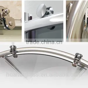 90*90 100*100 Framed Sliding Glass Arc Shower Screens thumbnail-3