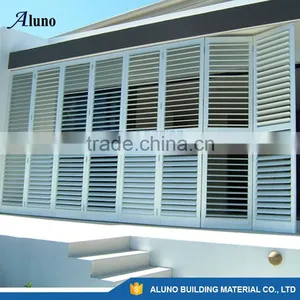 Aluminium Louvered Bifold Shutters/Louvered Bifold Window Shutters for Outdoor thumbnail-1