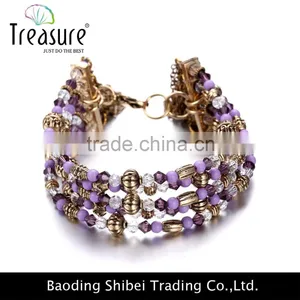 Fashion Jewelry Hot Selling Multi-layer Simple and Elegant Zinc Alloy Fashion Jewelry Bracelets thumbnail-6