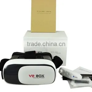 Head Mount Plastic VR BOX 2.0 Version Virtual Reality Glasses Cardboard for 3.5" - 6.0" Smart Phone and + Remoter Gamepad thumbnail-6