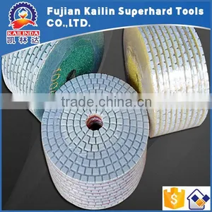 4 Inch Stone Granite Marble Wet Polishing Pads for Angle Grinder thumbnail-1