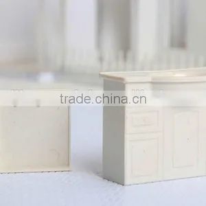 Toilet Bathroom Building Materails, Model Toilet Furniture, Architectural Plastic Model Bathtub for Scale 1/20 Quality Choice thumbnail-3