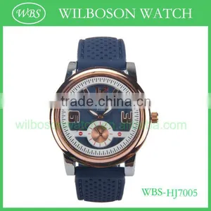Mens Quartz Watch Silicone Band thumbnail-1