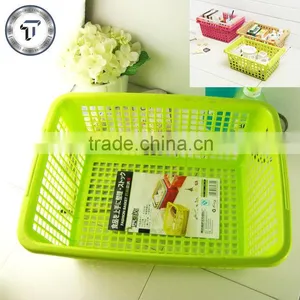 Colorful Plastic Baskets Storage thumbnail-1