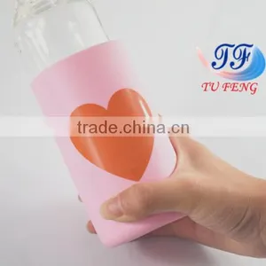 Promotional Heat Resistant Silicone Rubber Water Bottle Sleeve thumbnail-1