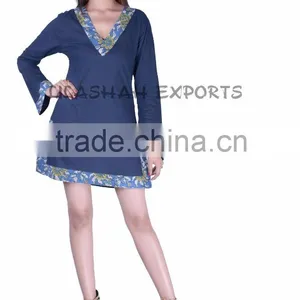 3365 Cotton Printed Dress Vestido Styles Ropa Ladies Garments Cotton Women's Dresses thumbnail-1