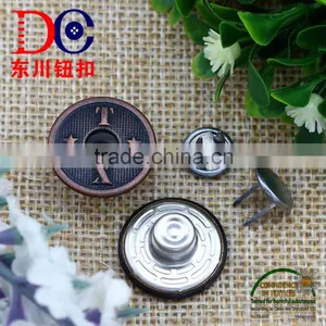 Ecofriendly Antique Copper Double Pin Jeans Button Denim Button thumbnail-1