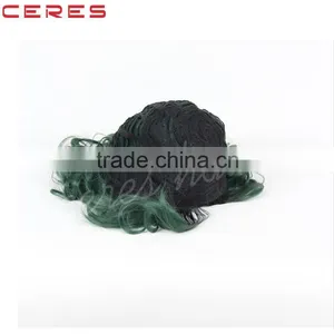 R1B/FG04 Ombre Color Wig Japanese KK Fiber High Temperature Flame Retardant Synthetic Curly Wig thumbnail-5