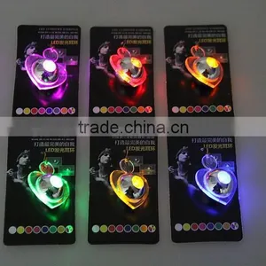 Party Favour Decoration Colorful Charming Heart LED Stud Earrings thumbnail-3