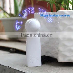 Customize Promotion Gifts Mini LED Message Fan With Handheld and Hanging Design thumbnail-1