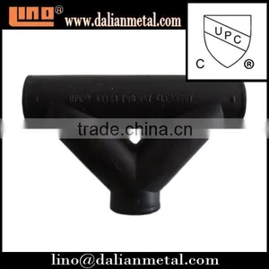 ASTM A888 Pipe Fitting Names and Parts of TWO-WAY CLEANOUT thumbnail-1