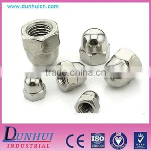 Stainless Steel Hex Domed Cap Reverse Thread Nut thumbnail-5