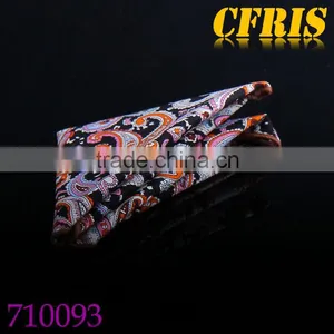 Paisely Custom Print Pocket Square thumbnail-3