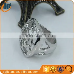 Stainless Steel Skull Finger Rings Fashion Punk Rings thumbnail-4