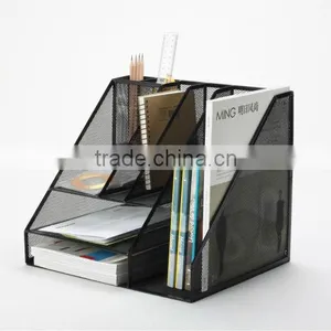 Metal Wire Office Desk Organizer Document Tray thumbnail-1