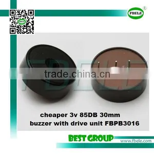 Cheaper 3v 85DB 30mm Buzzer With Drive Unit FBPB3016 thumbnail-1