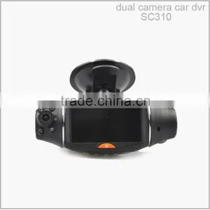 Wide Angle 120/140 Degree Adjustable Full HD Dual Camera Dash Cam thumbnail-6