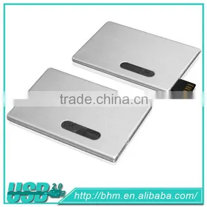 Hot Selling Customized LOGO Metal Credit Card Usb Flash Drive thumbnail-6