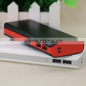 Free Sample Big Capacity Dual USB Port Portable Power Bank 15000mah thumbnail-2