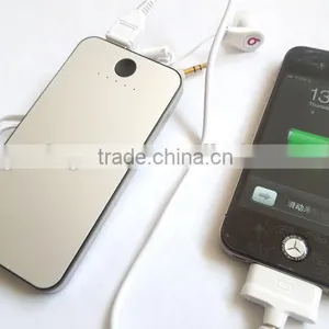 Mirror Surface Design 5600mah Ultra Slim Portable Mobile Phone Charger for Smart Phones thumbnail-1