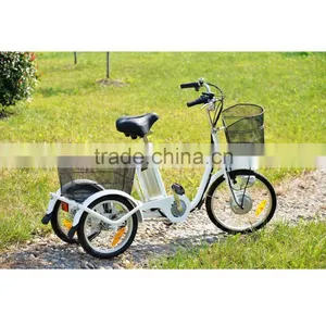 2015 Motorlife 3 Wheel Electric Bicycle Big Basket With CE thumbnail-2