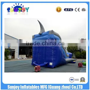 Commercial Inflatable Whale Ship Slide ,Double Lane Slide ,Bunk Bed With Slide For Kid thumbnail-6