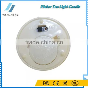 12Pcs Yellow Flameless LED Tealight Candle Flicker for Wedding Birthday Party Christmas Home Decoration thumbnail-5