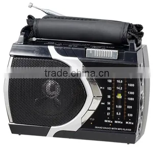 Classical AM FM Portable Radio With Tuning and Metal Antenna thumbnail-1